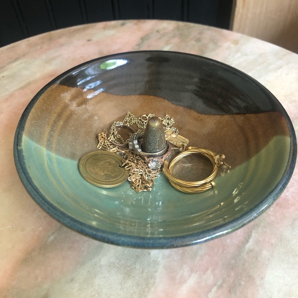 Studio Pottery Jewelry Dish